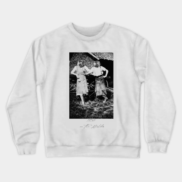 Wild Break (black & white) Crewneck Sweatshirt by FattoAMano